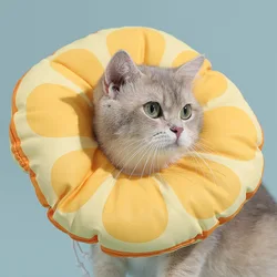 HOOPET Cat Elizabethan Collar Pet Neck Cone Soft Wearing Resistant Cat Accessories Cats Wound Healing Protective Collar for Cats