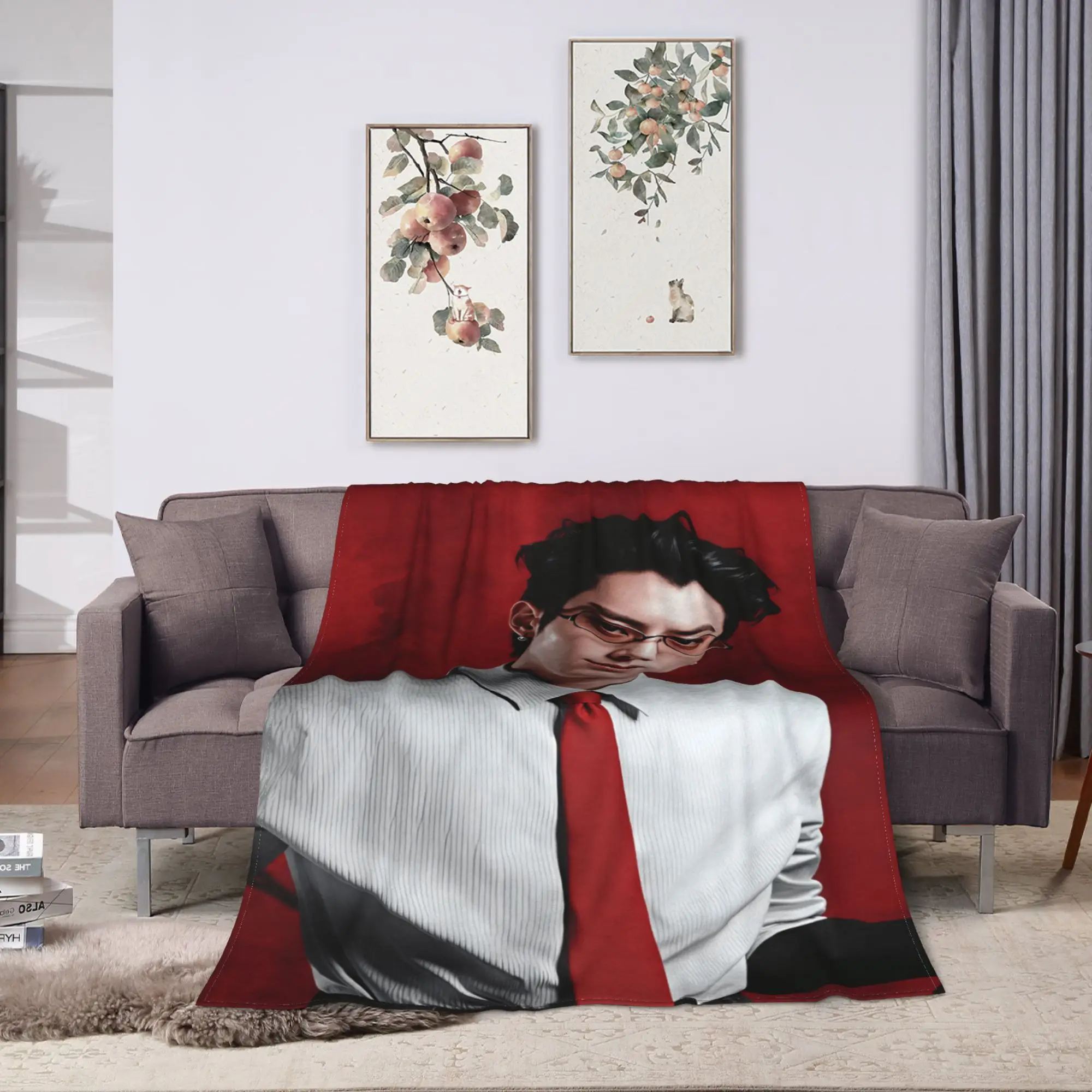 Wang Hedi Dylan Wang Actor Blankets Kids Adults  Flannel Throw Blanket For Living Room Warm Cozy Custom Quality Bedspread Gift