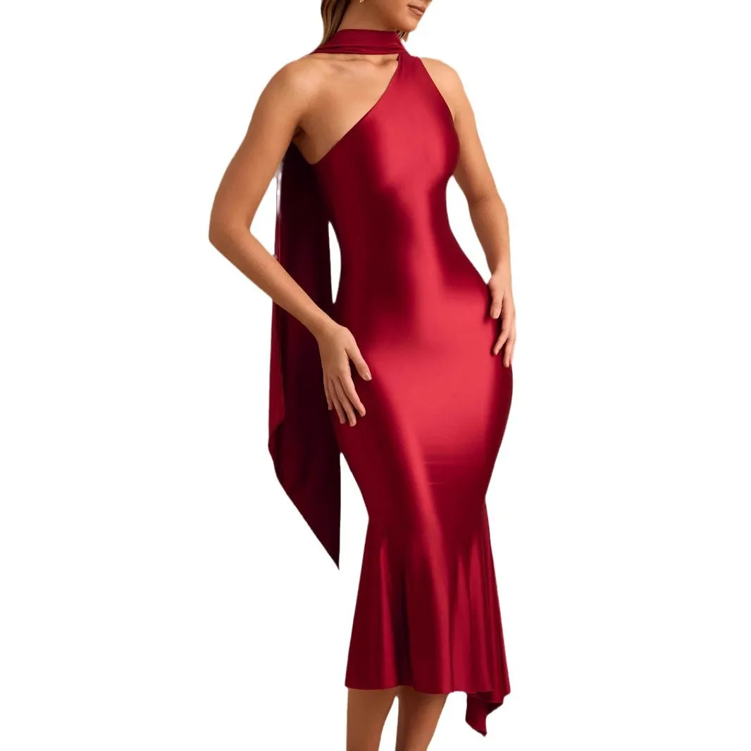

2025 Summer New Arrival Long Dress for Women - Fashionable, Elegant and Sexy Backless Formal Dress