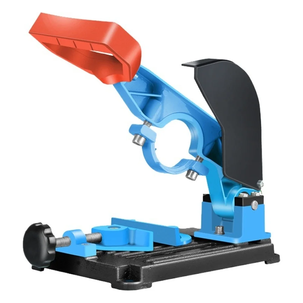 

Blue Angle Grinder Stand For Drill And Grinder Cutting Machine 0-45 Degree Adjustable With Solid Base For Home Workshop