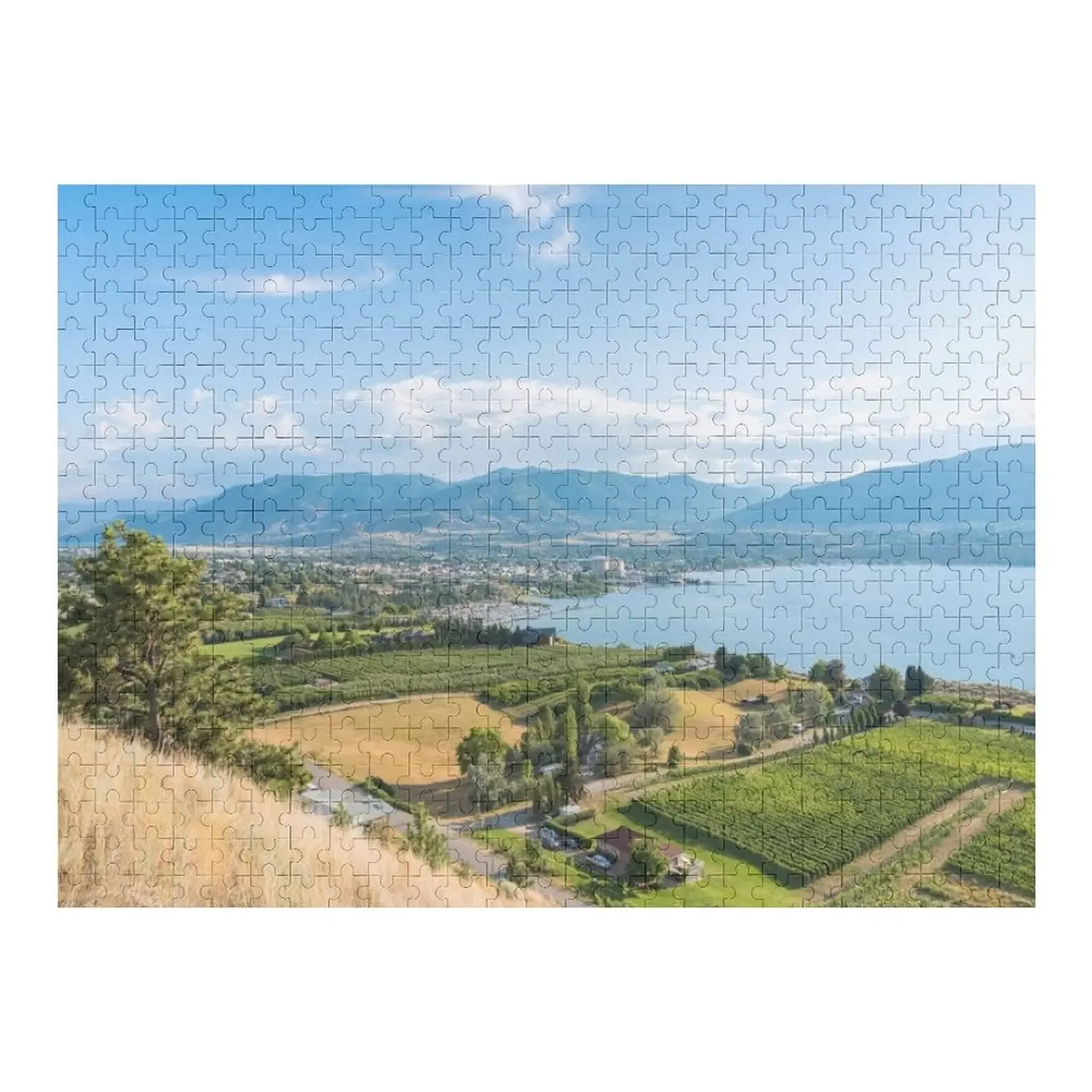 

Живописный вид Penticton летом Пазл-головоломка для детей Деревянный пазл для взрослых