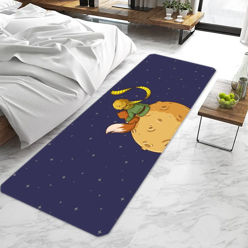 

The Little Prince Door Mat Entrance Doormat Non-slip Washable Kitchen Carpet Living Room Hallway Rugs Door Mats Bathroom Bath