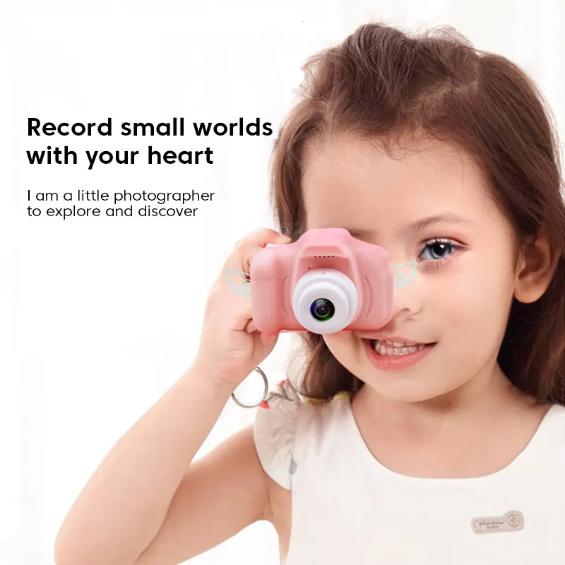 Children Camera 1300w Pixel Mini Cartoon USB Charging Fun Camera Support TF Card Data Reading Migration For Boys Girl Kids Gifts