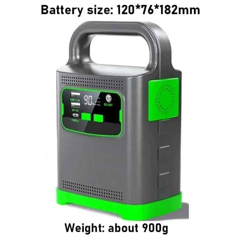 220V Outdoor Portable Power Station 130W 58000mAh Energy Storage Power Bank with Socket Backup Battery Generator for  Camping RV