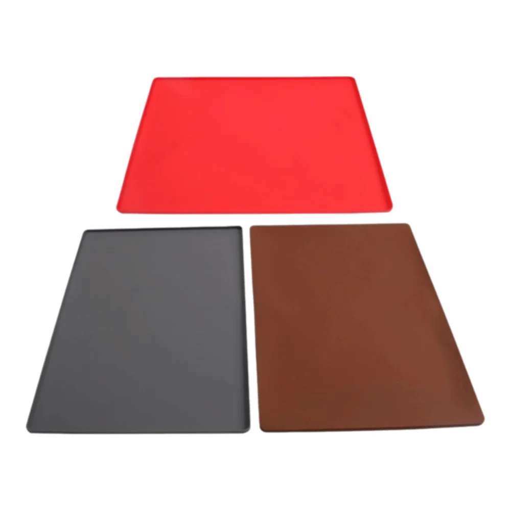 40cmx30cm Silicone Baking Mat Silicone Non Stick Cake Roll Pad Heat Resistant Baking Tools Macaron Swiss Roll Mat Home Kitchen