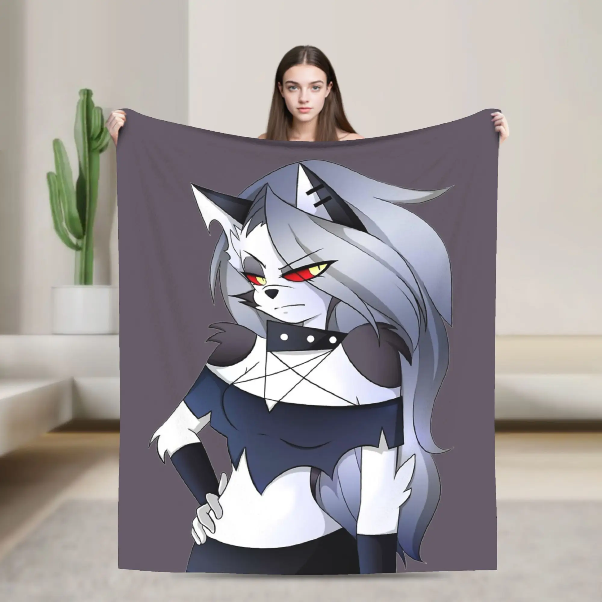 Loona Blanket  Flannel Vintage Warm Throw Blanket for Bedspread Spring/Autumn,
