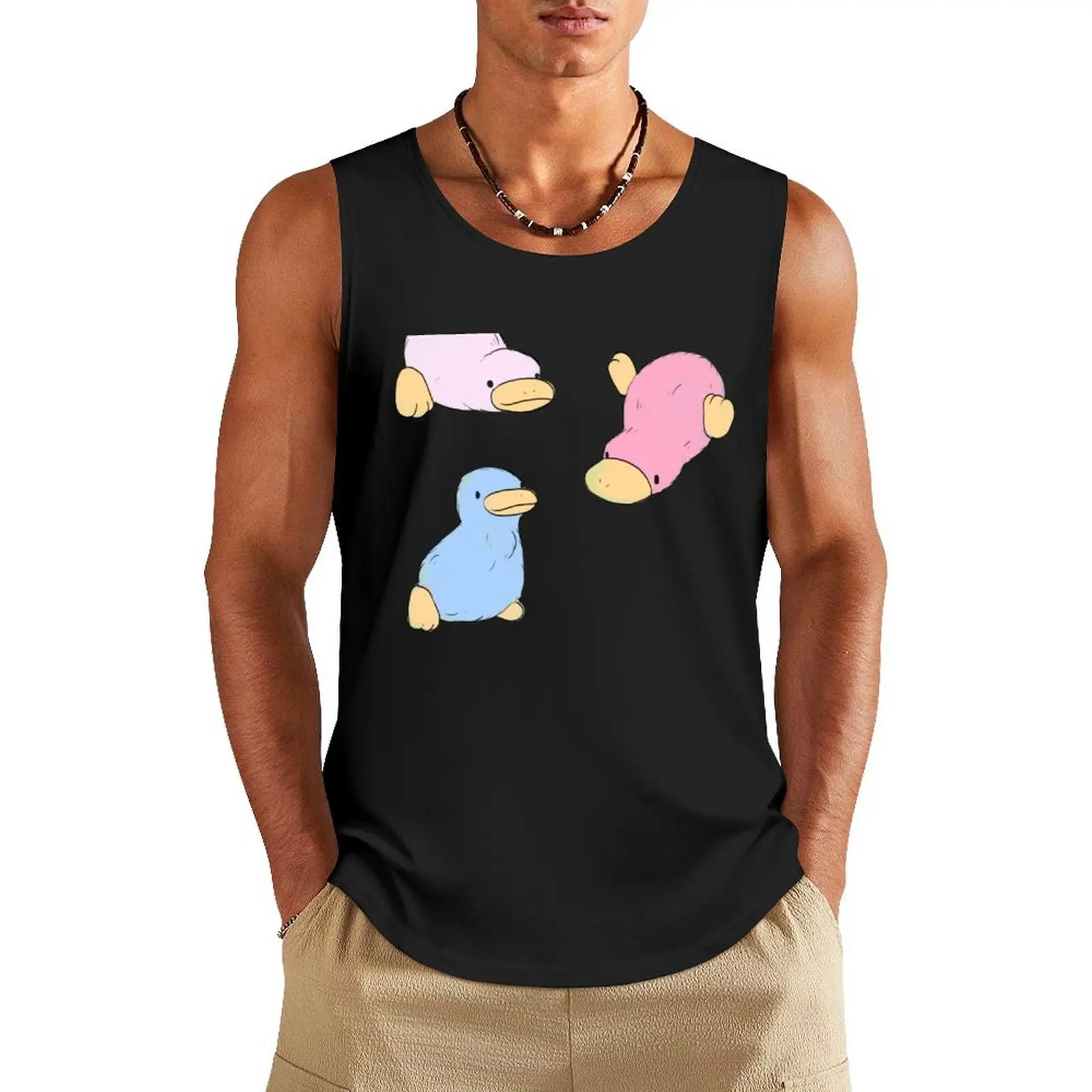

googles!!! Tank Top sleeveless Man gym clothes T-shirt for fitness gym for men