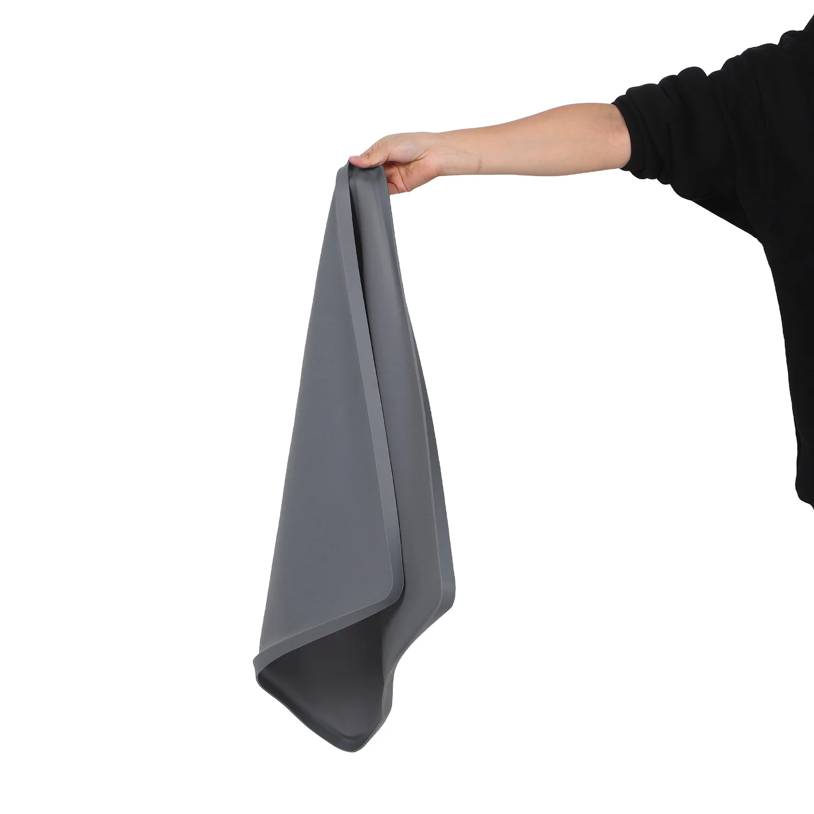 

Dishwasher Pan Mat 23.6X23.6" Silicone Anti-Leak Tray Raised Leakage Prevention Non-Slip Floor Protector Drip Catcher