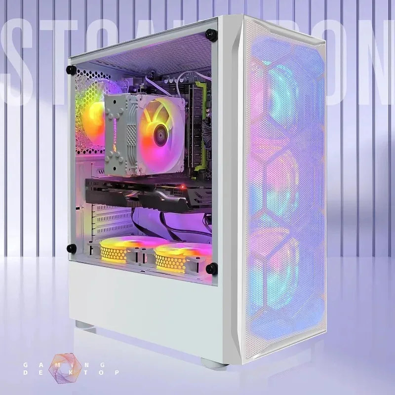 Desktop da gioco, Radeon RX 590 8G GDDR5, Core Xeon E5 2,5G fino a 3,3G, memoria 32G, SSD 1T, WiFi 600M, BT 5.0, ventola RGB