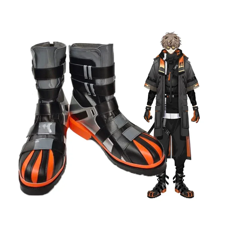 

Nocytx Alban Knox Game Аниме! Vtuber NIJISANJI обувь ботинки великолепный красивый косплей костюм наряд для вечеринки на Хэллоуин