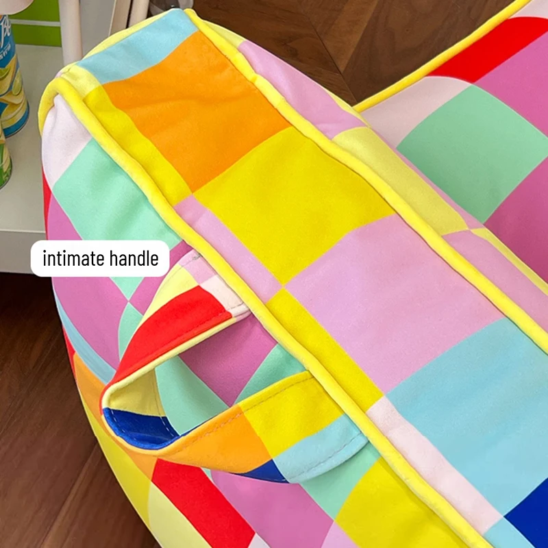 Creative Bean Bag Sofa Mosaic Lazy Sofas with Backrest Modern Single Chair for Living Room Lounge Chairs Balcony Furnitures