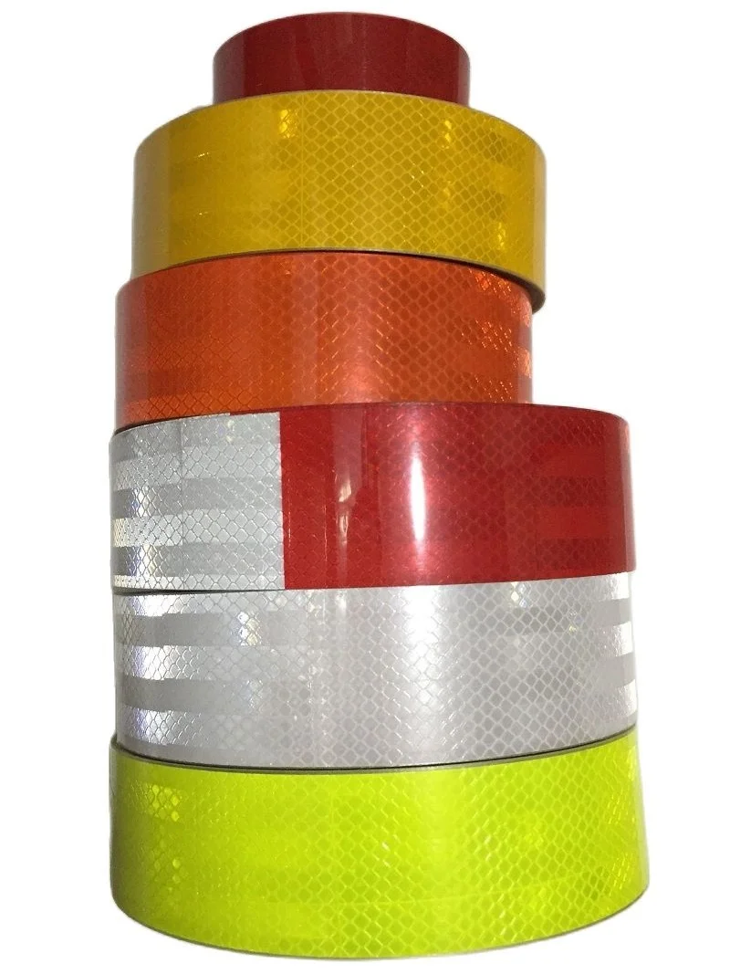 

5CM*5M High Light Road Traffic Truck Van Construction Site Floor Self-adhesive Night Fluorescent Reflective Warning Tape