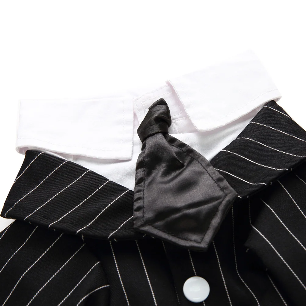 

Dog Formal Suit Vintage Style Pet Apparel Lightweight Comfortable Fit for Special Occasions Puppy Clothing with Bow Tie Trendy