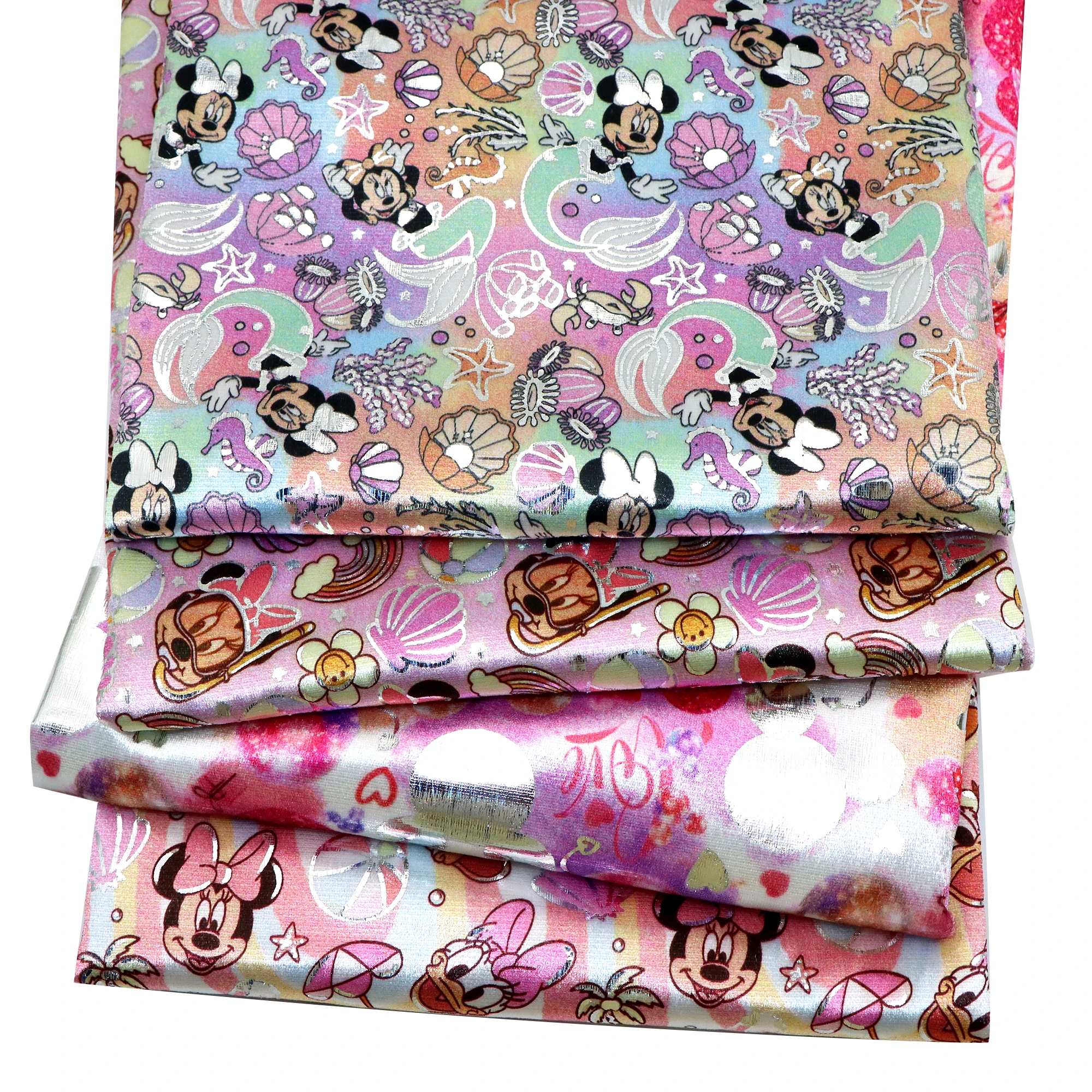 

50*145cm Patchwork Golden Foil FabricPolyester Cotton Fabric For Tissue Sewing Quilting Fabrics Needlework Material DIY Handmade