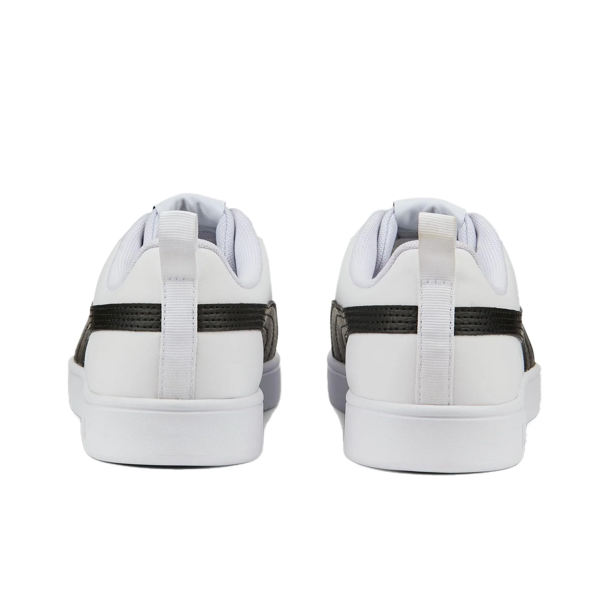 PUMA Ricky Abrasion Resistant Low top Skateboard Shoes Unisex White Black 387607-02