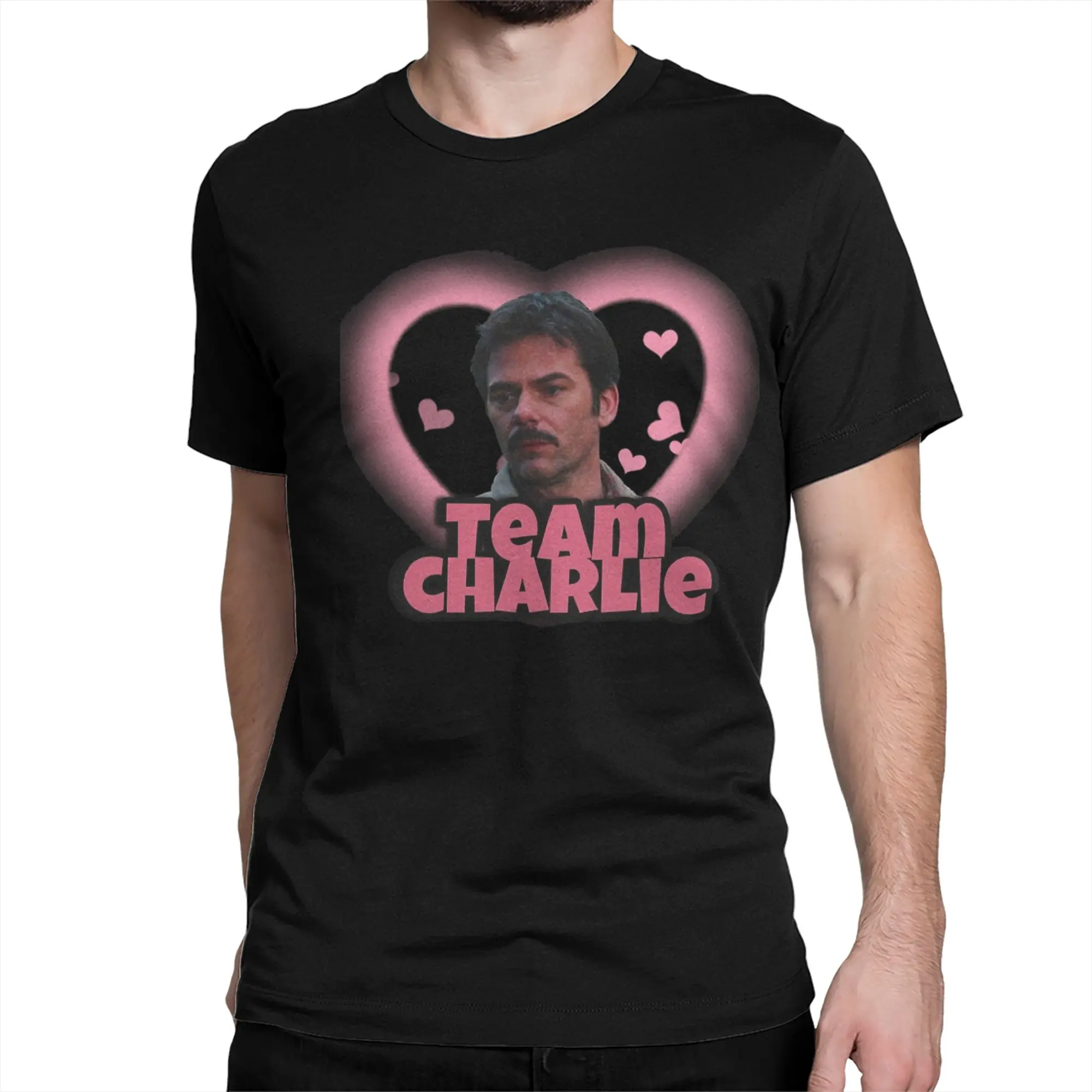 Team Charlie Swan  Graphic Printed T Shirts for Men Women  Pure Cotton  Tee Shirt Clothing