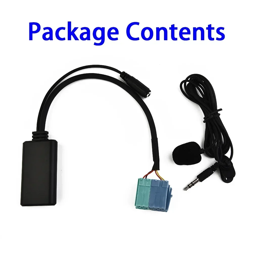 Practical Adapter Cable Adapter Cable Converter Portable Wire For Becker Radio &1x Microphone For Music Lovers For Porsche