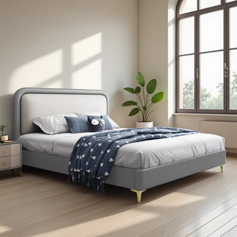 유럽형 저렴한 심플 맞춤 디자인 어린이 침대, 모던 스타일 원목 아동용 침대 가구