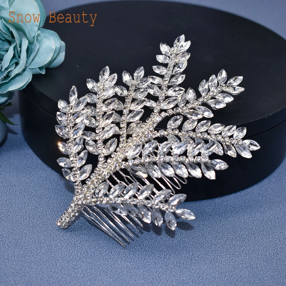 DZ020 Luxurious Bridal Comb Crystal Headwear Rhinestone Hair Accessories For Women Wedding Hair Clips for Women Tiara Headpiece