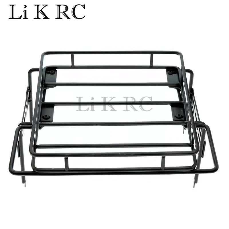 Metal Roof Rack Roll Cage Luggage Carrier Tray for 1/10 RC Crawler Car Axial SCX10 SCX10 II 90046 SCX10 III Upgrade Part