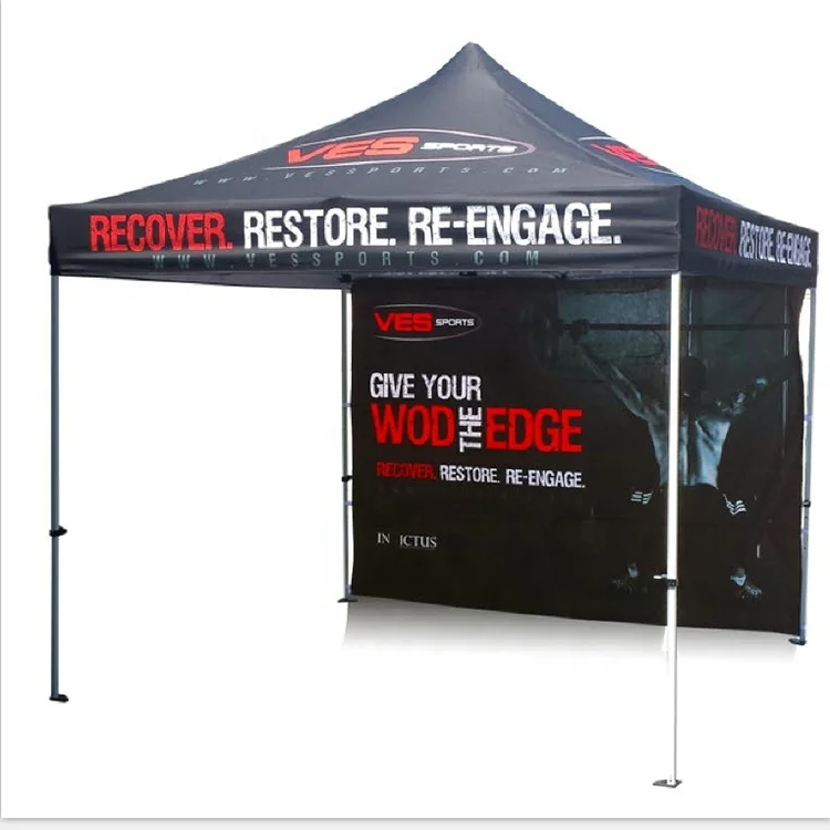 Customizable Foldable Canopy and Stretch Tents Company Event Advertising Tent with 6ft Table Cover