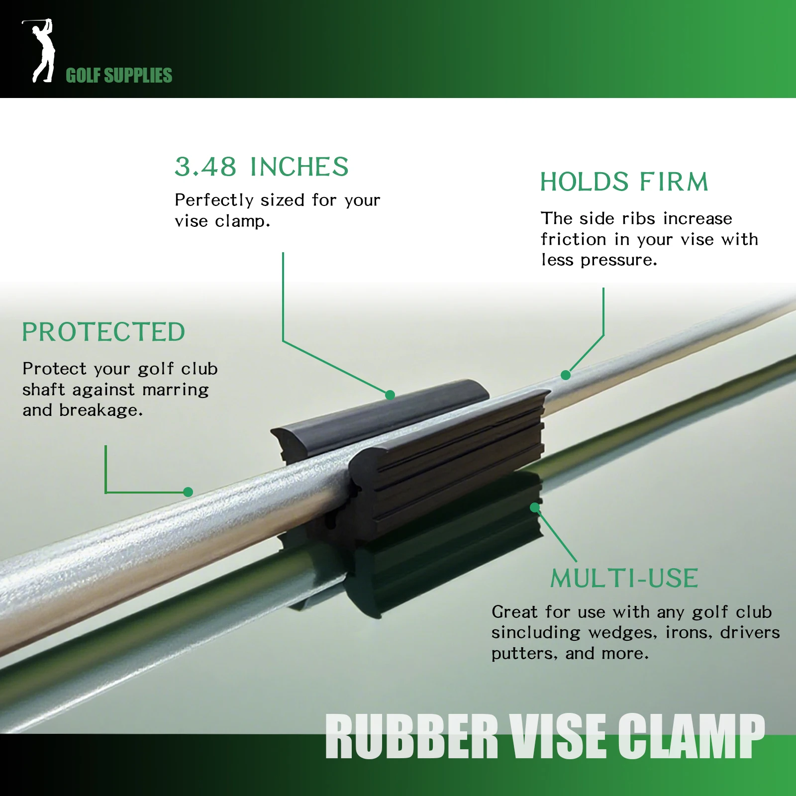 أداة بديلة لمقبض نادي الجولف وحامل تركيبات مضاد للانزلاق وإكسسوارات الجولف