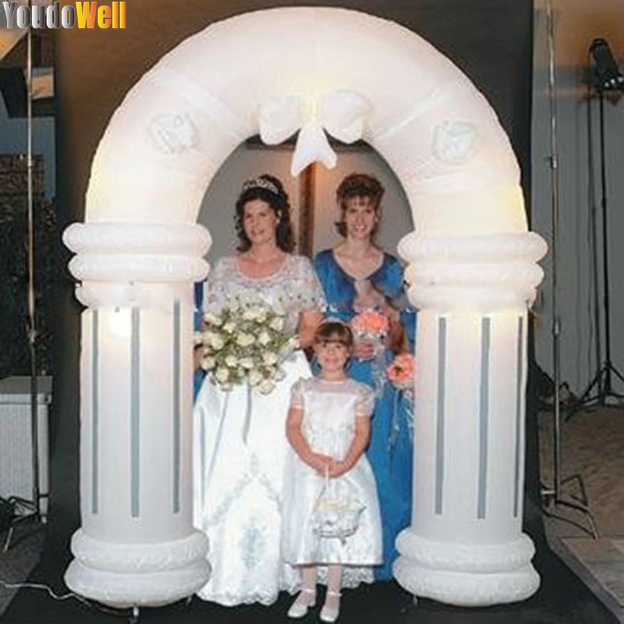 

Inflatable Wedding Arch White Bows Arches