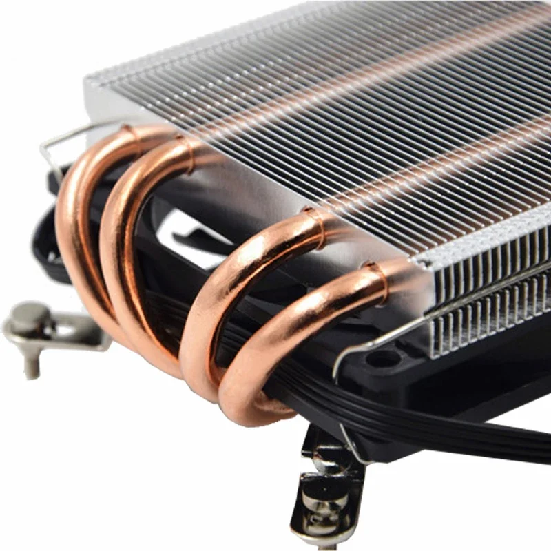 M36 M39 Low Profile 39mm 36mm CPU Ultra-Thin UP Down Blowing 4 Heat Pipe AM4 LGA1700 LGA1200 LGA115x Radiator Fan for A4 Chassis