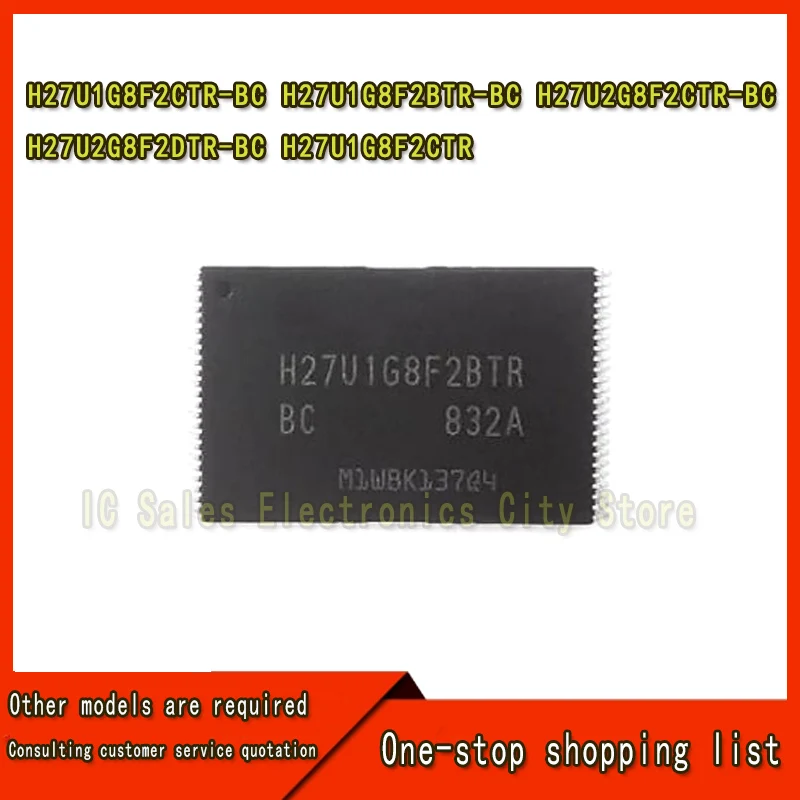 (2-5piece)100% New H27U1G8F2CTR-BC H27U1G8F2BTR-BC H27U2G8F2CTR-BC H27U2G8F2DTR-BC H27U1G8F2CTR tsop-48