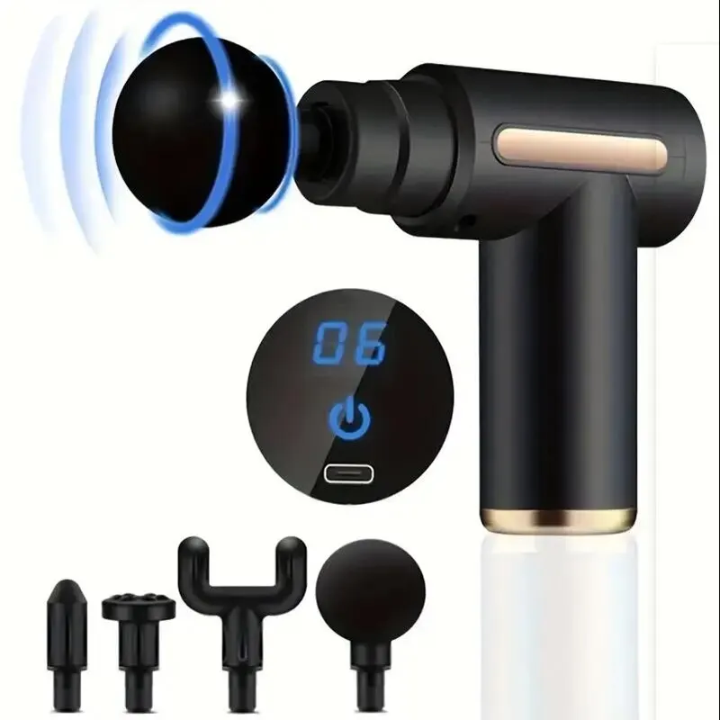 

2025 Mini Muscle Massage Gun Protable Body Massager Deep Handheld Percussion Massager For Body Back And Neck Leg vibrators