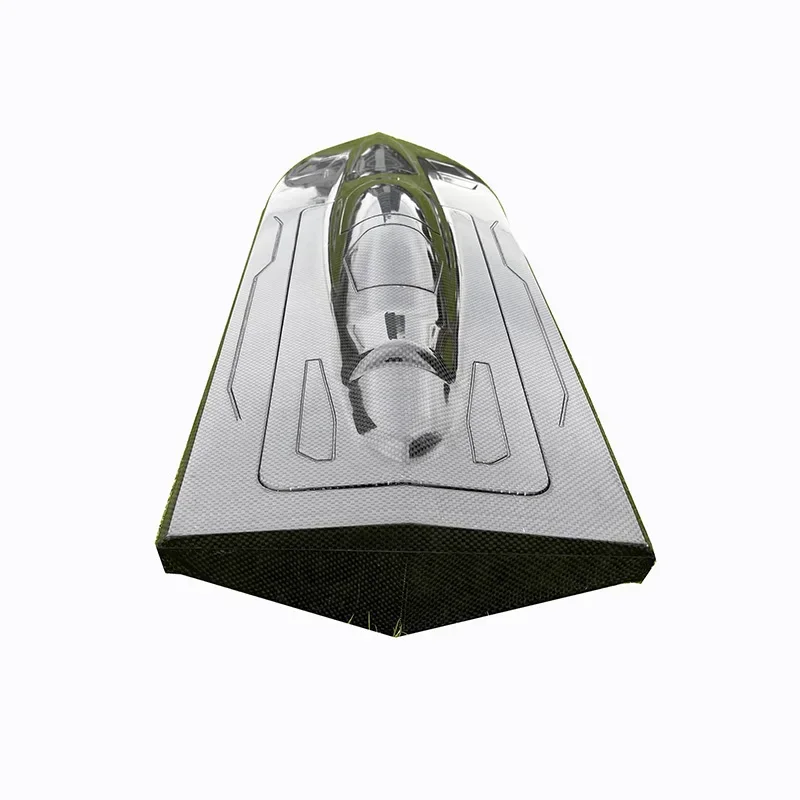 L860-W260-H150mm New Version Carbon Fiber Mid-O Boat Hull, Extract Vacuum RC Speedboat/Brushless Electric Model Boat