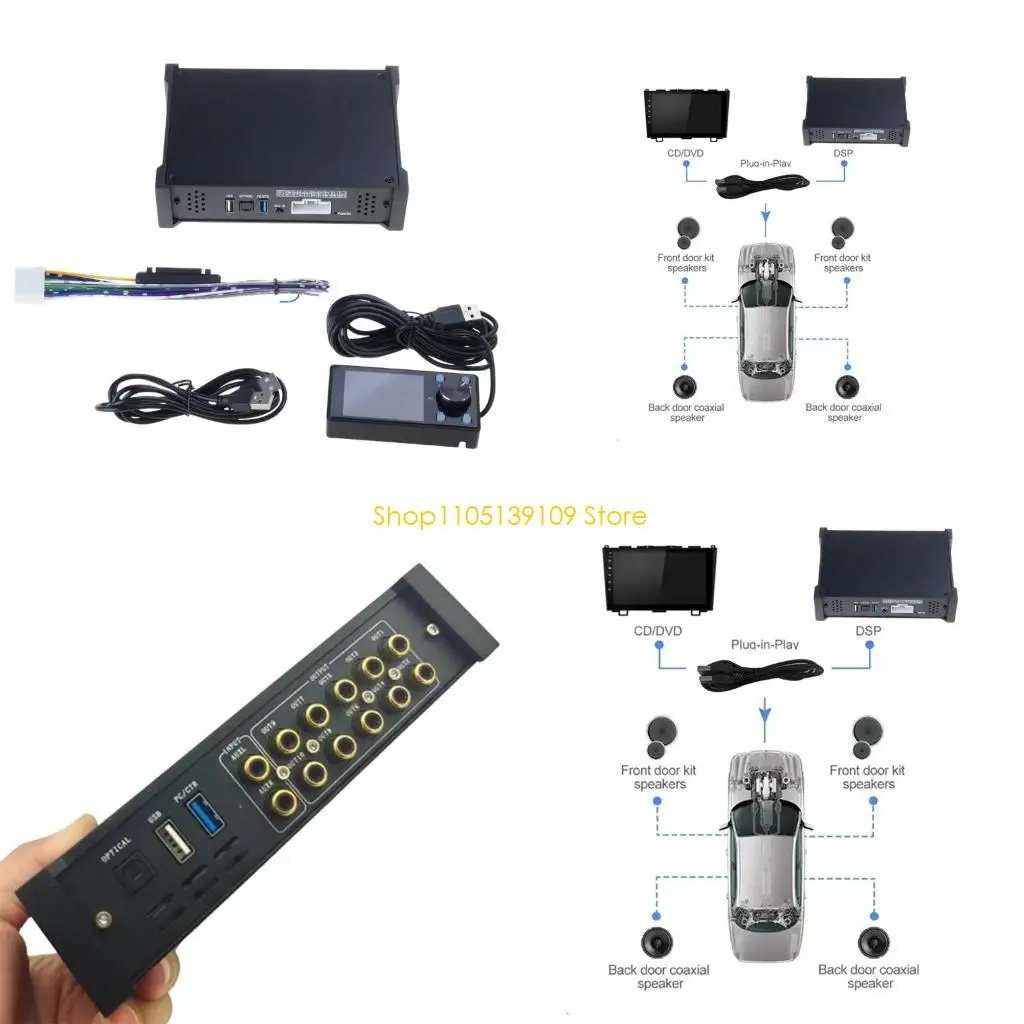 

Wireless Sound Amplifier With 31 Band Of Precisions Equalization And Powerful 4x55W Output for Enhancing Sound Qualitys