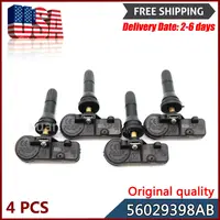 nuevos 4 piezas 56029398 Sensor de presión de neumáticos AB TPMS para Jeep Wrangler Grand Cherokee Challenger Dodge