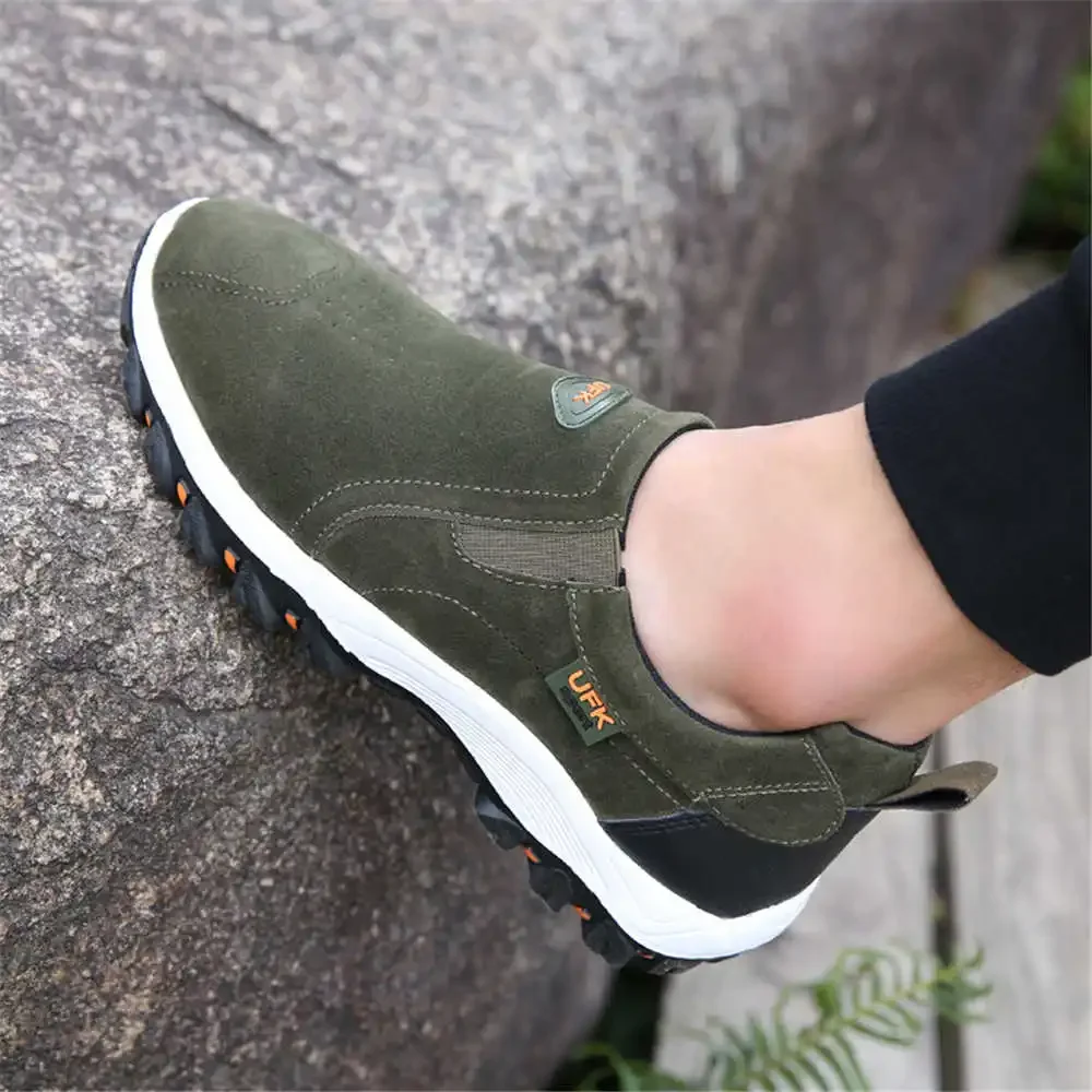 Green Slip-resistant Skater Sneakers Man Casual Black Man Tennis Running Sports Shoes Sapatenos Authentic Tenisky