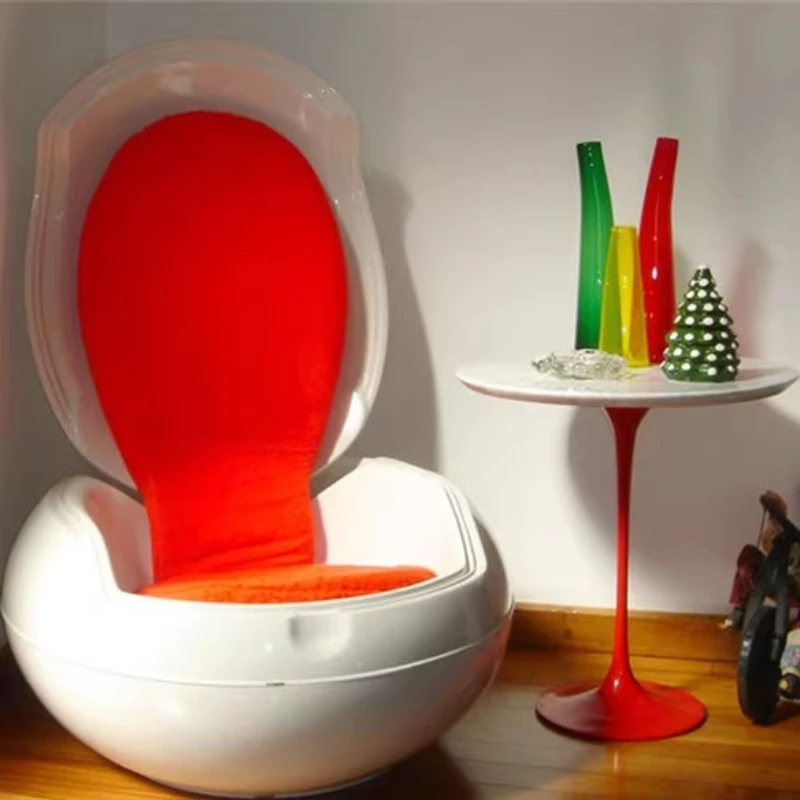 Space candy chair FRP fashion creative sofa casual egg chair egg box shell rice burger chair