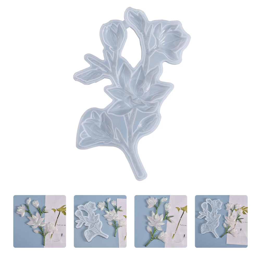 

1pc Crystal Epoxy Resin Mold Silicone Diy Tool For Jewelry Crafts Desktop Decor Flower Branch Shape Art Craft Making Kit