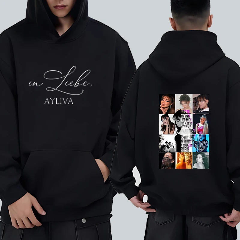 

Die Ayliva Tour 2025 printed Hoodie Men women Harajuku fashion Winter Fleece Pullover Sweatshirt Unisex for Fans Gifts