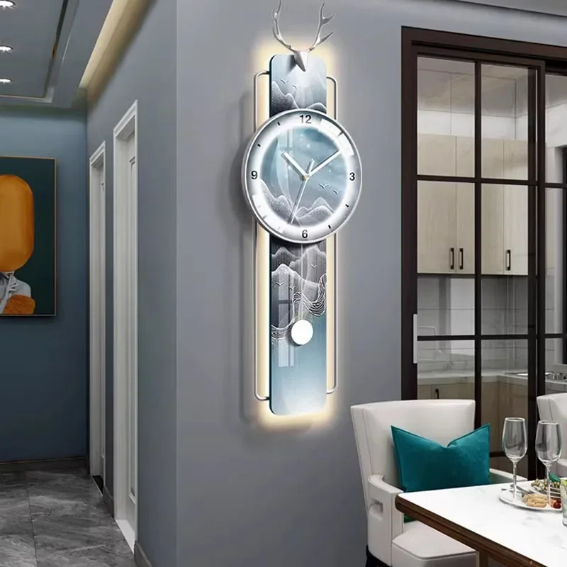 Big Size Wall Clocks Modern Living Room Aesthetic Design Creative Wall Watch Minimalist Nordic Horloge Murale Home Decoration