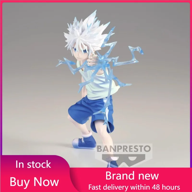 

BANDAI Genuine VIBRATION STARS Hunter × Hunter Killua Zoldyck PVC Action Anime Figure Model Toys Figure Collection Doll Gift