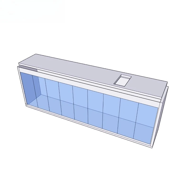 Walk in Cooler Freezer with Glass Door Cold Storage Room for Display