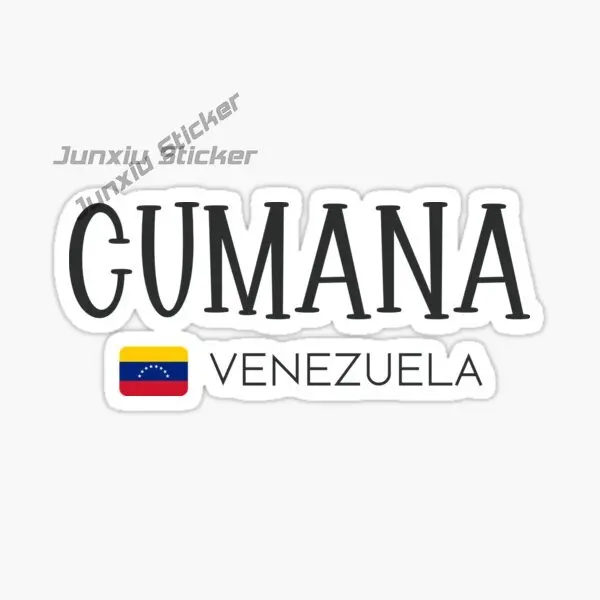 

VENEZUELA Flag Scenic Travel Decal Vinyl Car Sticker World Tourist Attractions Decoration Decal Vinyl Car Parts Accessories