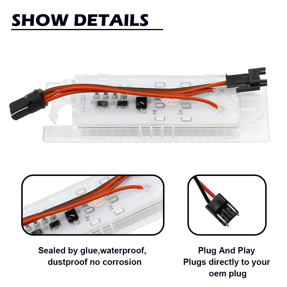 For Alfa Romeo156 159 147 166 Giulietta MiTo LED License Plate Light 2PCS For Fiat Bravo Grande Punto Evo 500L Number Lamp