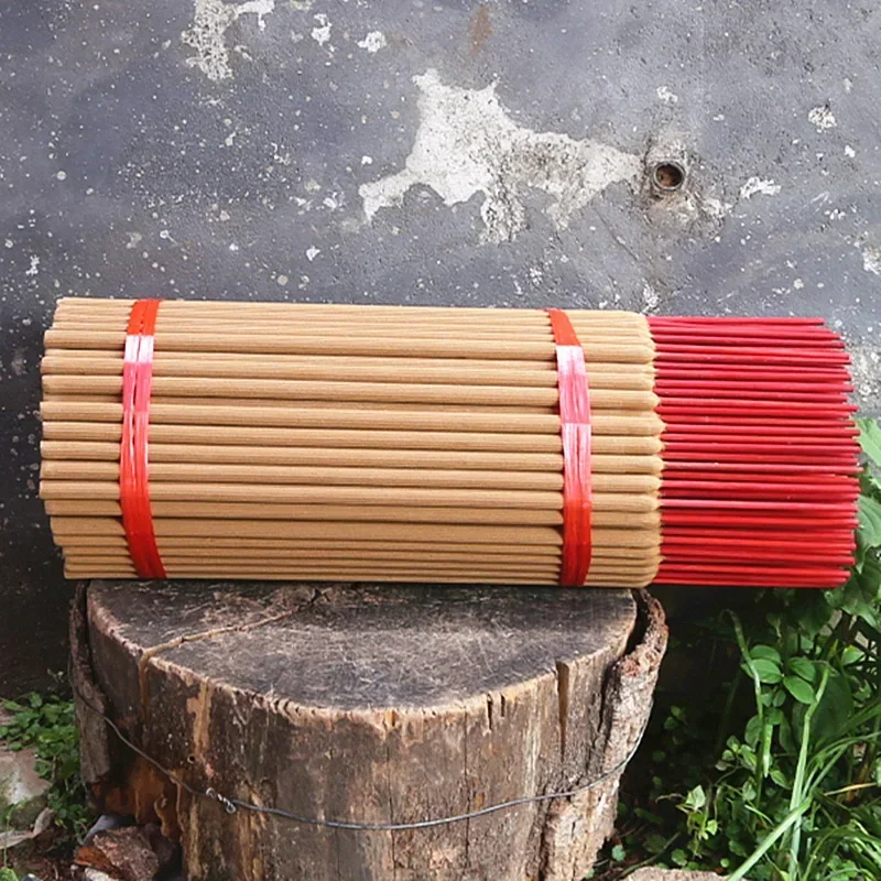 12pcs/lot Made From 600years Old Eaglewood Incense Sticks 48cm Worshiping Prayer 3 Hours Bamboo 1.1cm Natural Big Stick Incense