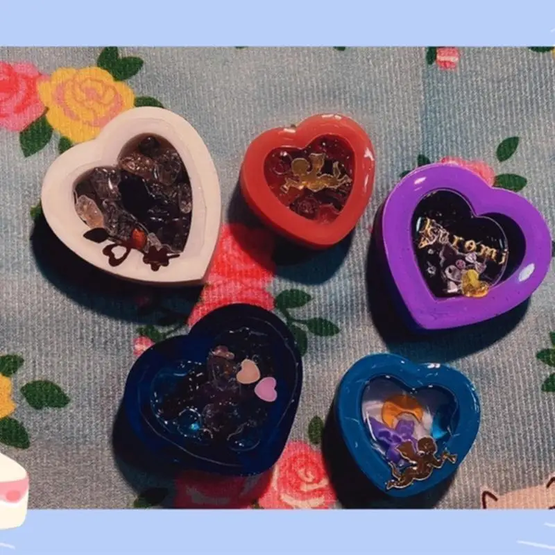 A52E Resin Shaker Mold Silicone Casting Molds Epoxy Mold for Pendant Charms