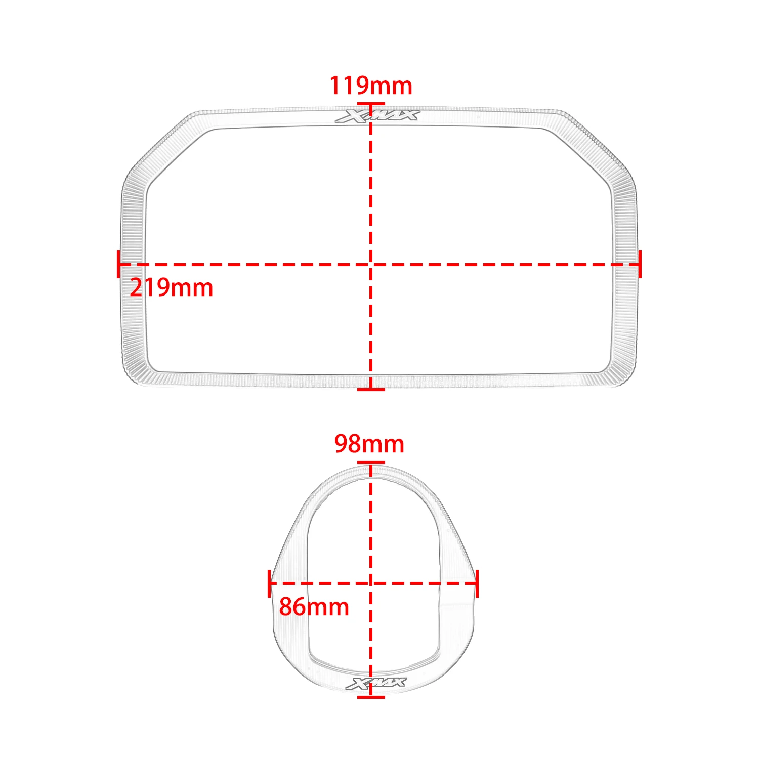 Защитная пленка для экрана мотоцикла, электрический дверной замок, крышка переключателя, защитная крышка для YAMAHA XMAX 300 XMAX 250 XMAX 125 2025