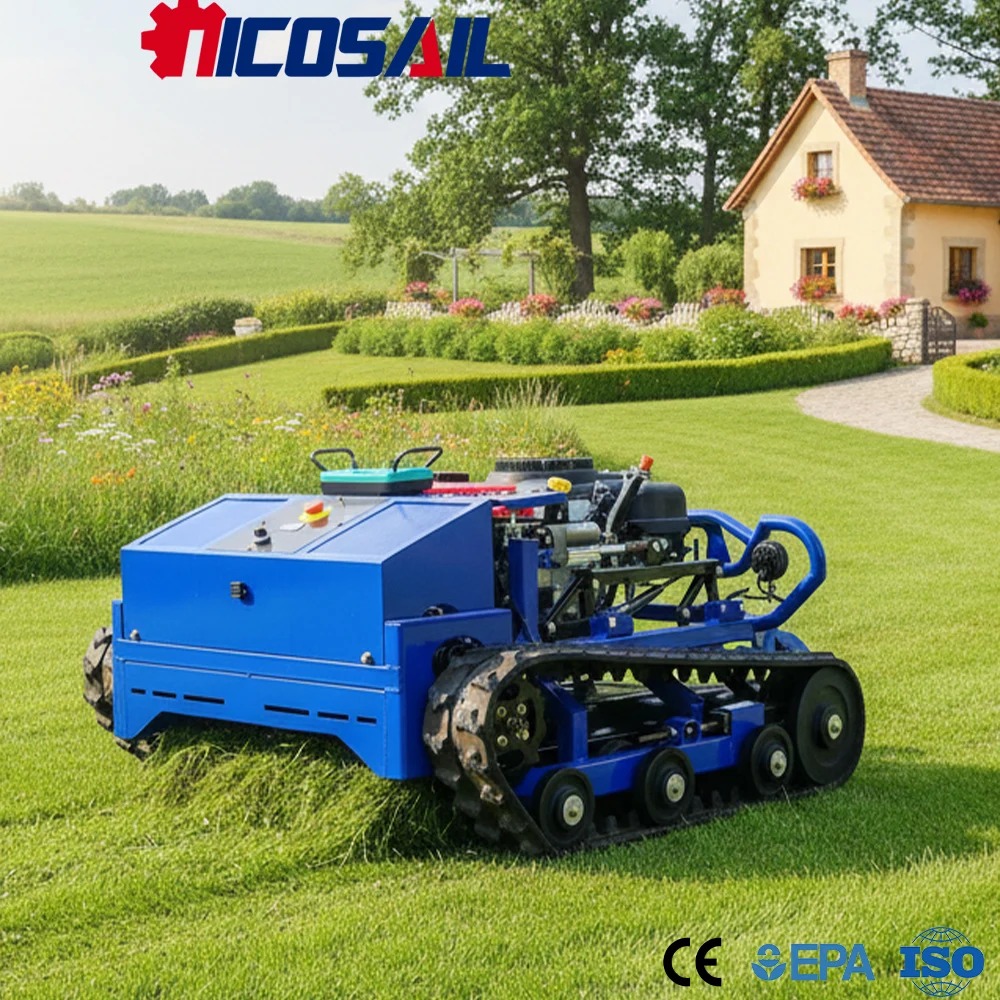 

500mm RC Lawn Mower Custom Remote Grass Cutter Euro 5 CE for Agriculture Garden and Rough Terrain Use