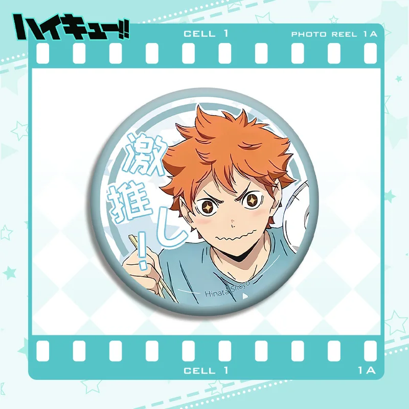 Pallavolo Anime periferiche costumi Badge Shoyo Tobio Kageyama Kei Tsukishima Kotaro Bokuto puntelli Cosplay decorazione zaino