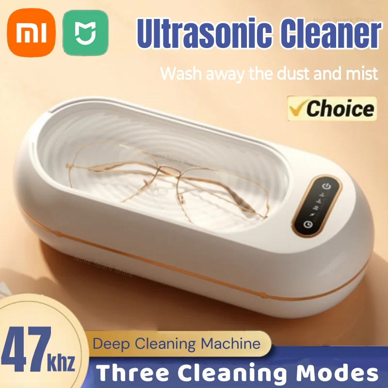 Xiaomi 3 Modes Electric Cleaning Braces Box Multi-function Glass Retainer Cleaner Denture Deep Cleaning Machine Jewelry Cleaner