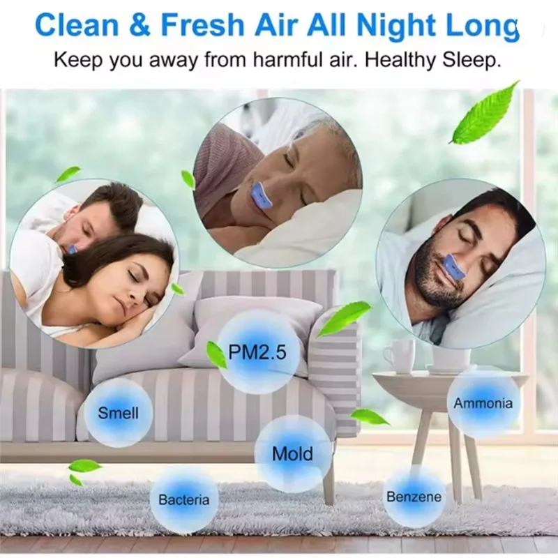 أجهزة مكافحة الشخير ترقية قابل للتعديل سرعة الرياح حل الشخير الكهربائي تقليل الشخير