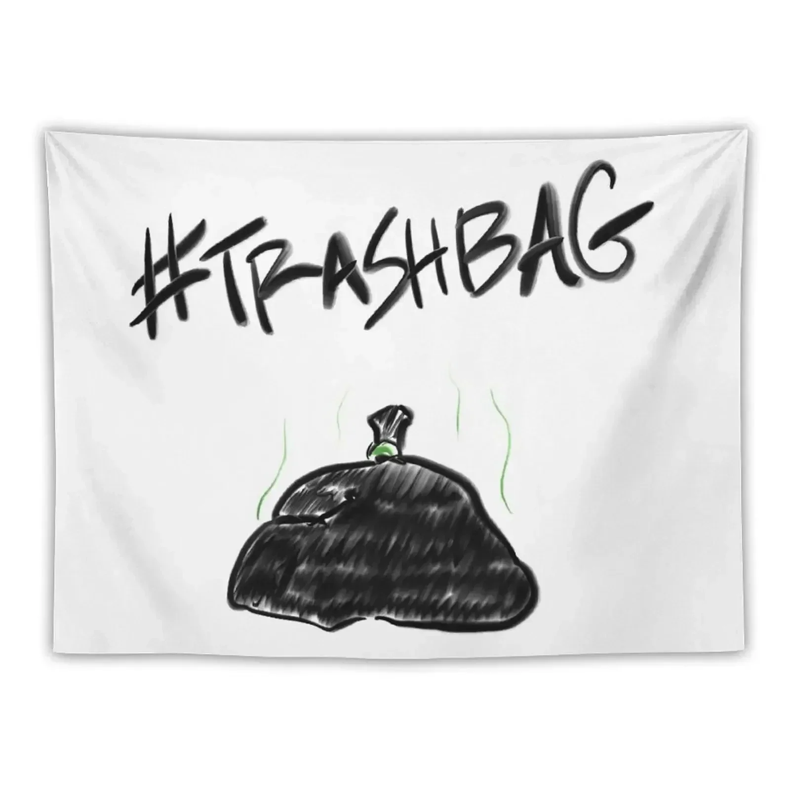 

Hashtag Trashbag Tapestry Room Decorations Wall Decoration Items Aesthetic Decoration House Decor Tapestry